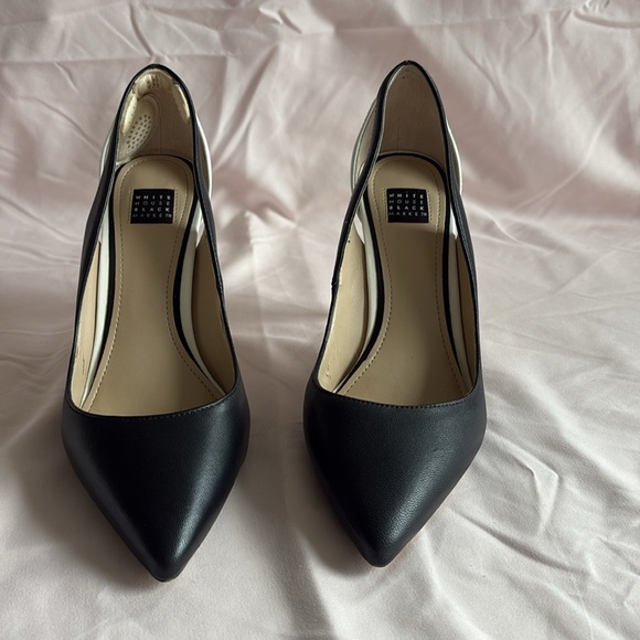 White House Black Market Two-Tone Heels - Picture 3 of 12
